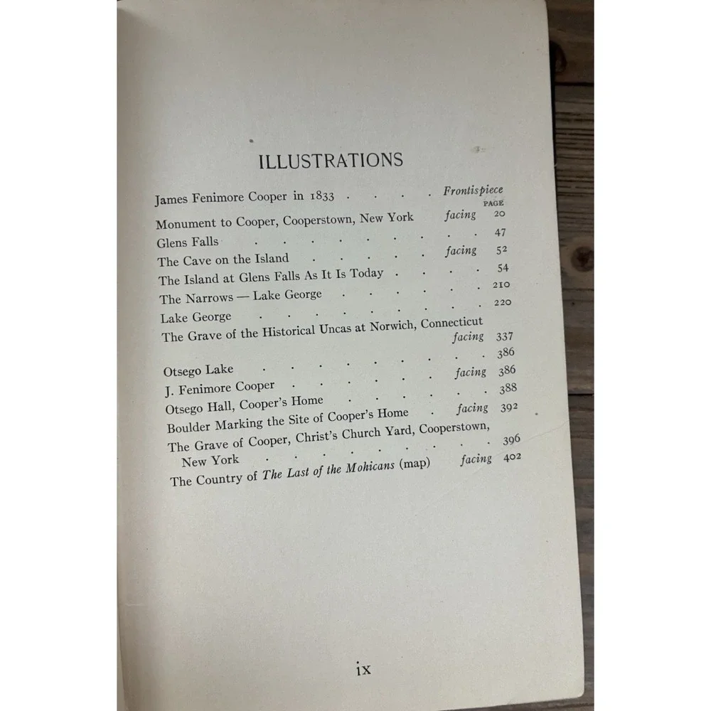 VTG Last‎ of the Mohicans Book Cooper Academy Classics Allyn Bacon 1927